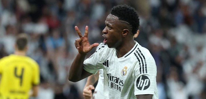 Vinicius Junior é o favorito para vencer a Bola de Ouro Real Madrid - (foto: Thomas COEX / AFP)