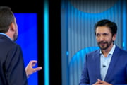 Boulos e Nunes se encaram durante debate na TV Globo