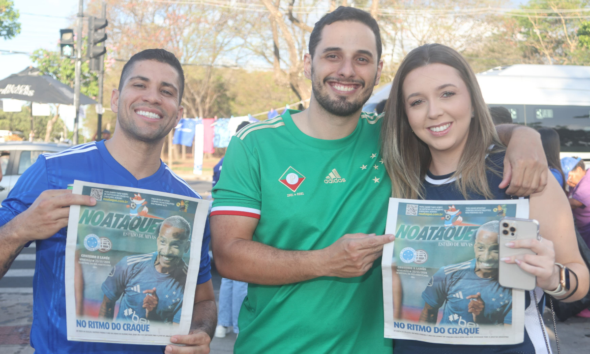 Cruzeiro x Lanús: guia especial do No Ataque é entregue a torcedores no Mineirão