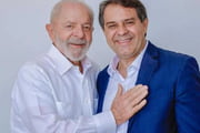 O presidente Lula e o prefeito eleito de Fortaleza, Evandro Leitão (PT).