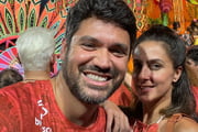 Marcelo Courrege e Carol Barcellos