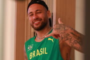 Neymar publicou foto dos filhos para comemorar o Dia das Crianças