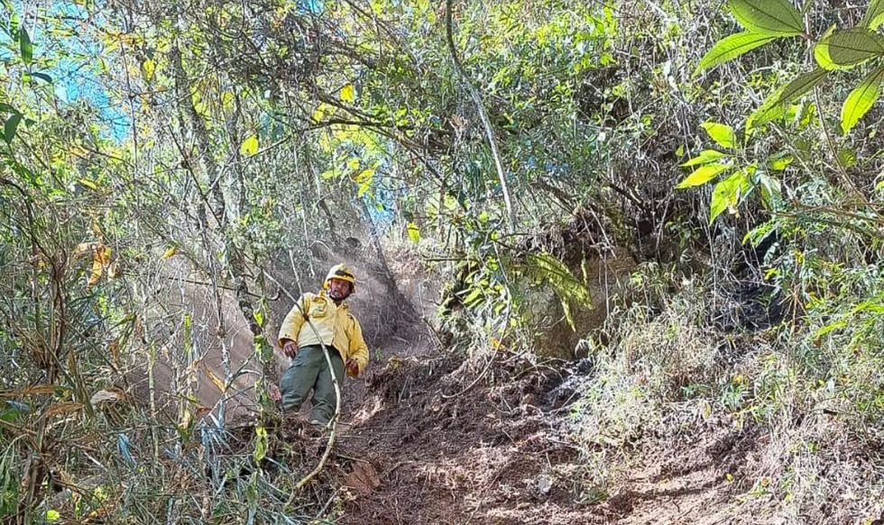 Combate a incêndio no Parque Nacional do Itatiaia