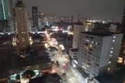 Vista noturna da região de Pinheiros, na zona oeste de São Paulo