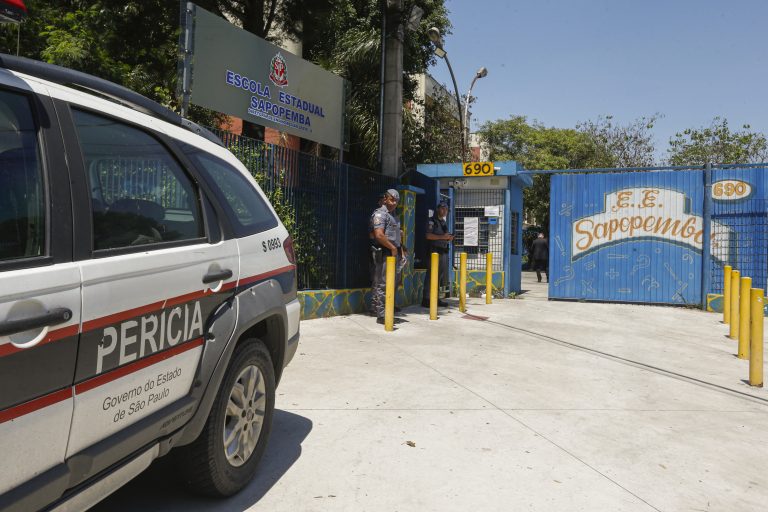 Escola estadual Sapopemba, onde houve ataque a tiros