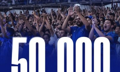 Cruzeiro divulga segundo parcial de ingressos