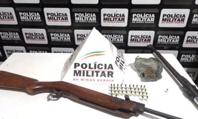 Caseiro de sítio é preso após ameaçar matar patrão com tiro de espingarda em Minas Gerais