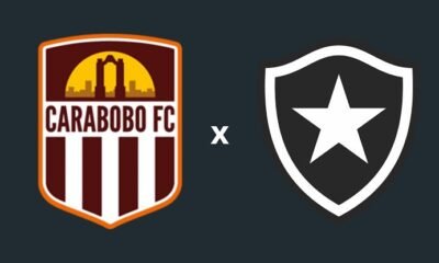 Carabobo x Botafogo; onde assistir AO VIVO, horário e escalações
