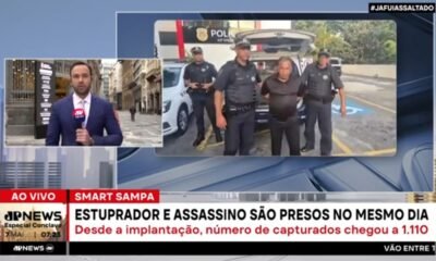 Smart Sampa ajuda na prisão de estuprador e assassino foragidos da Justiça