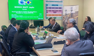 Brasil recebe missão japonesa para avaliar defesa sanitária animal