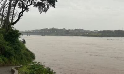 Alerta severo para cheia no Rio Taquari é emitido pela Defesa Civil