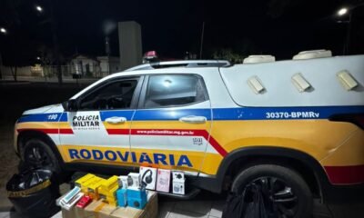 Mercadorias sem nota são apreendidas na MG-188, em Guarda-Mor