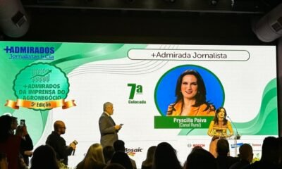 Canal Rural conquista prêmio de melhor canal de Youtube/Instagram do agro brasileiro