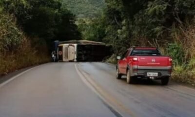 Grave colisão entre ônibus e carreta deixa feridos na MG-188, entre Vazante e Coromandel
