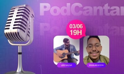 Pod Cantar recebe Léo Nazar e Douglas Batera