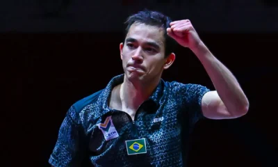 Calderano perde final, mas fica com prata inédita para o Brasil no Mundial