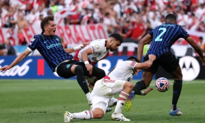 Inter x River termina em confusão, e argentino precisa ser contido em campo