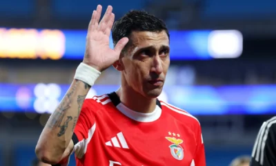 Di María não segura as lágrimas no emocionante adeus ao Benfica; veja