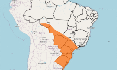 Frente fria intensa derruba temperaturas e Inmet emite alerta laranja para 9 estados