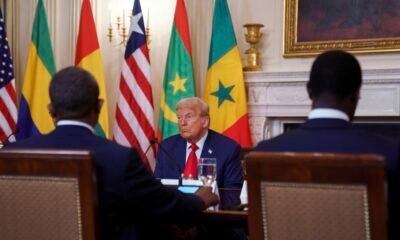 Minha administração segue comprometida com desenvolvimento da África, diz Trump na Casa Branca