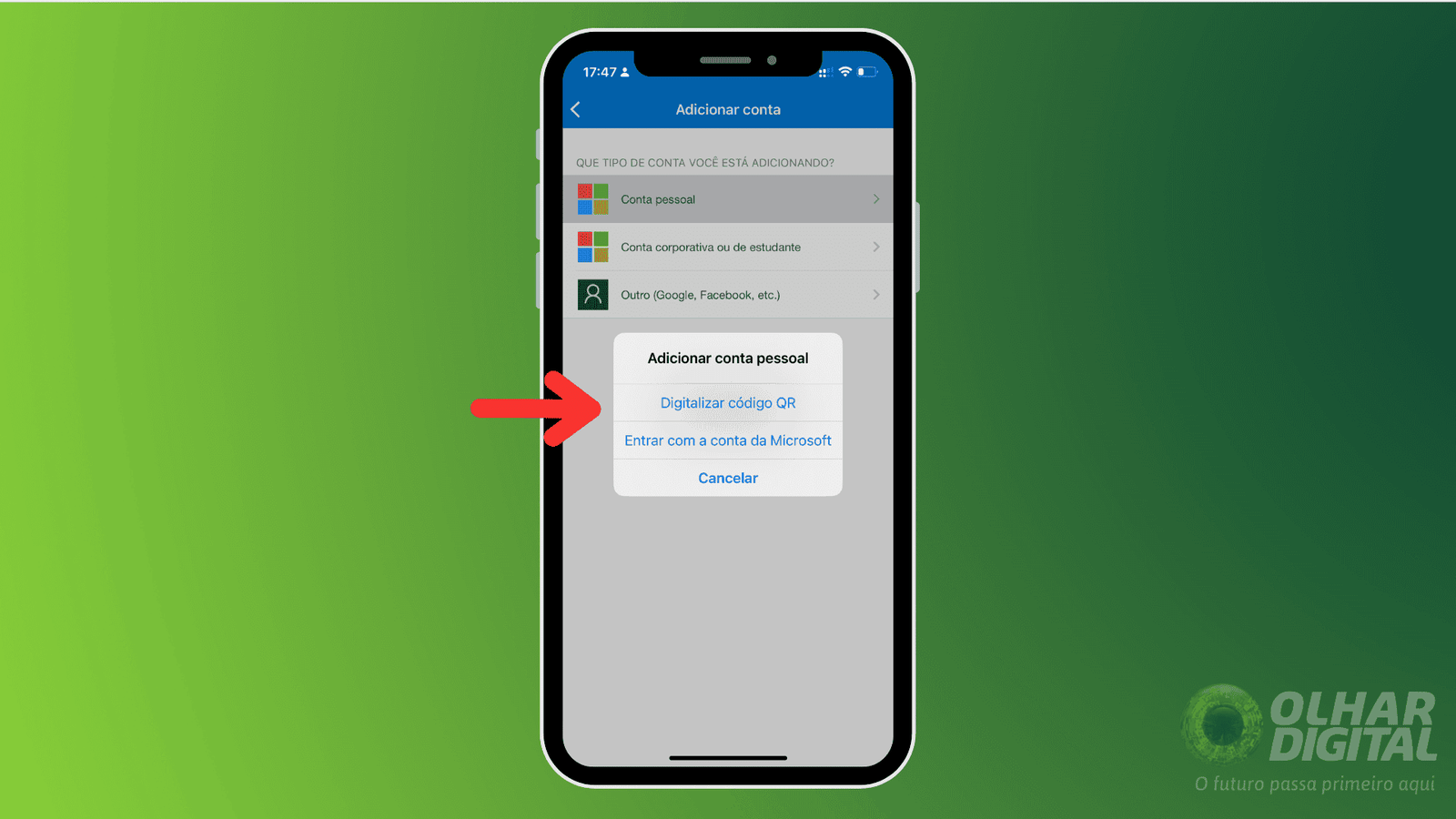 Como configurar Passkeys no app Microsoft Authenticator e por que você deveria fazer isso hoje. Imagem: Reprodução/Olhar Digital