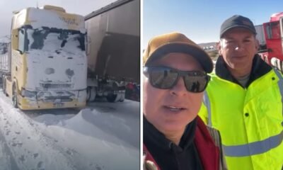 Caminhoneiros gaúchos ficam seis dias isolados em nevasca no Atacama