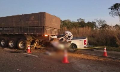 Duas pessoas morrem e outras duas ficam feridas em grave acidente na BR-050, entre Pires Belo e Catalão (GO)