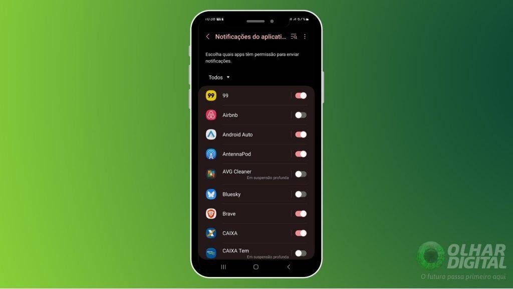 Gerenciamento de notificações