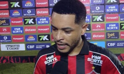 Indignado, Matheuzinho detona time do Vitória: ‘É incrível como a gente erra’