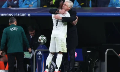 Vini Jr. se despede de Ancelotti com carta: “Você mudou a minha vida”