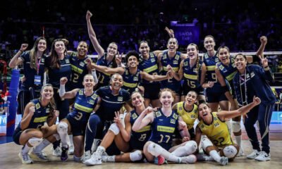 Seleção Brasileira feminina de vôlei domina e vence Bulgária pela VNL