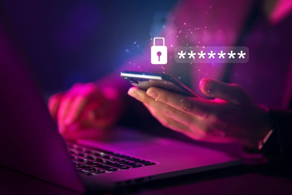 Imagem sobre segurança de senha online