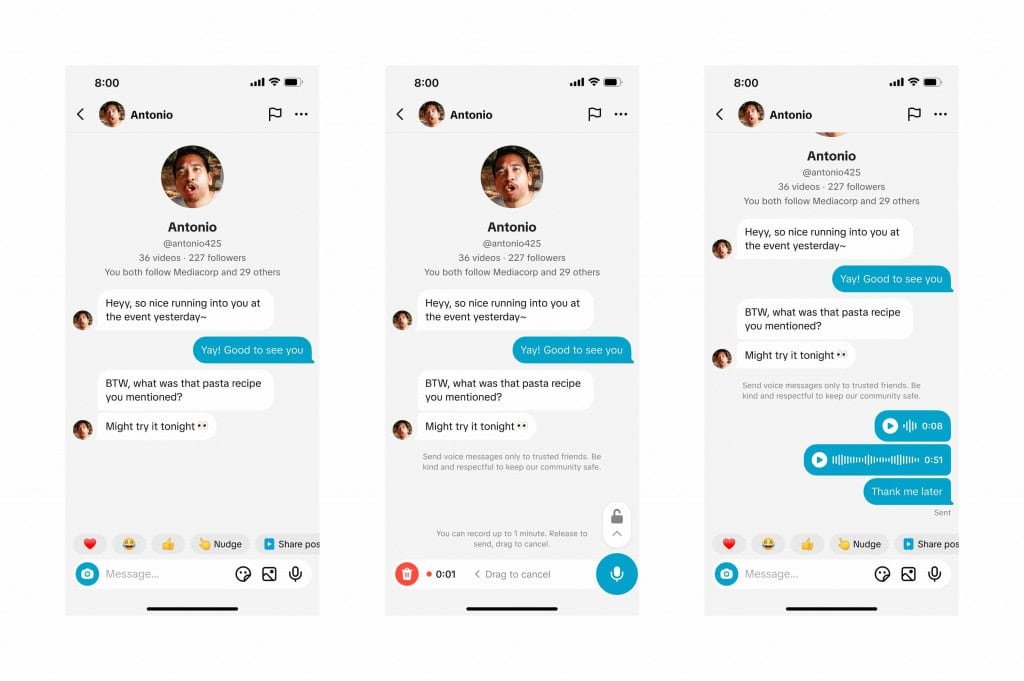 dm tiktok