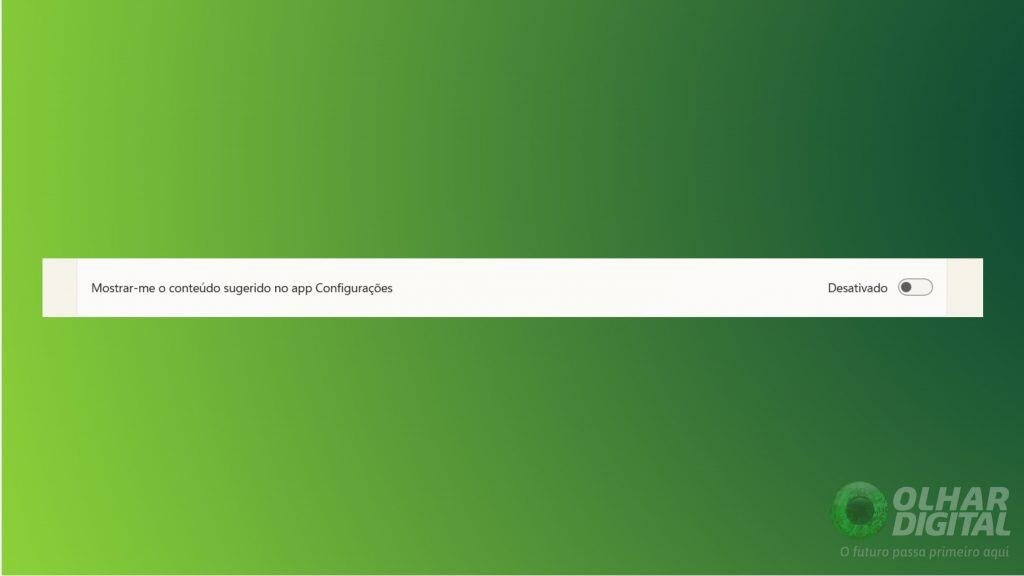 Print das configurações de privacidade do Windows 11