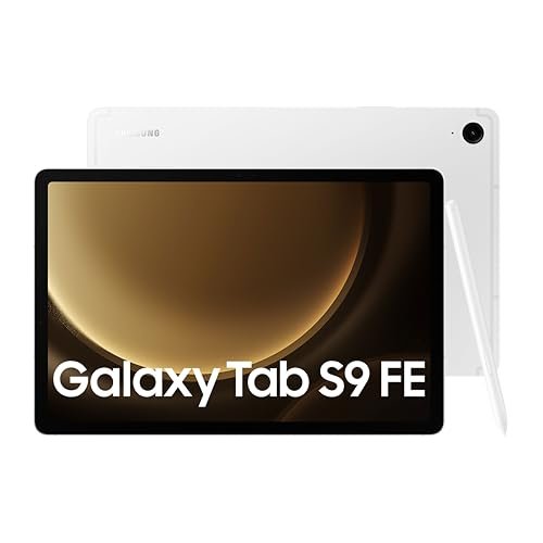 Samsung Galaxy Tab S9 FE, S Pen in-Box, RAM 6 GB, ROM 128 GB expansível, Wi-Fi, tablet IP68, prata