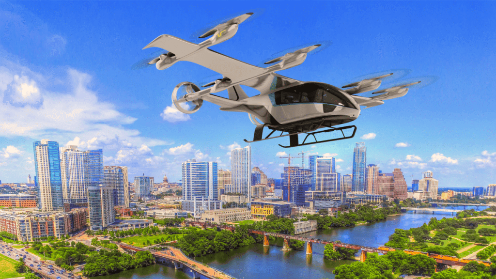 eVTOL da Eve Air Mobility, subsidiária da Embraer