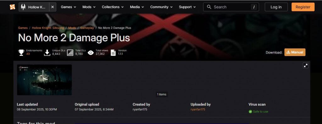 Mod No More 2 Damage Plus