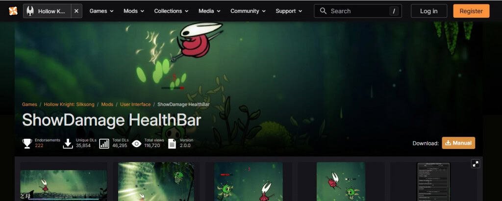 Mod ShowDamage HealthBar